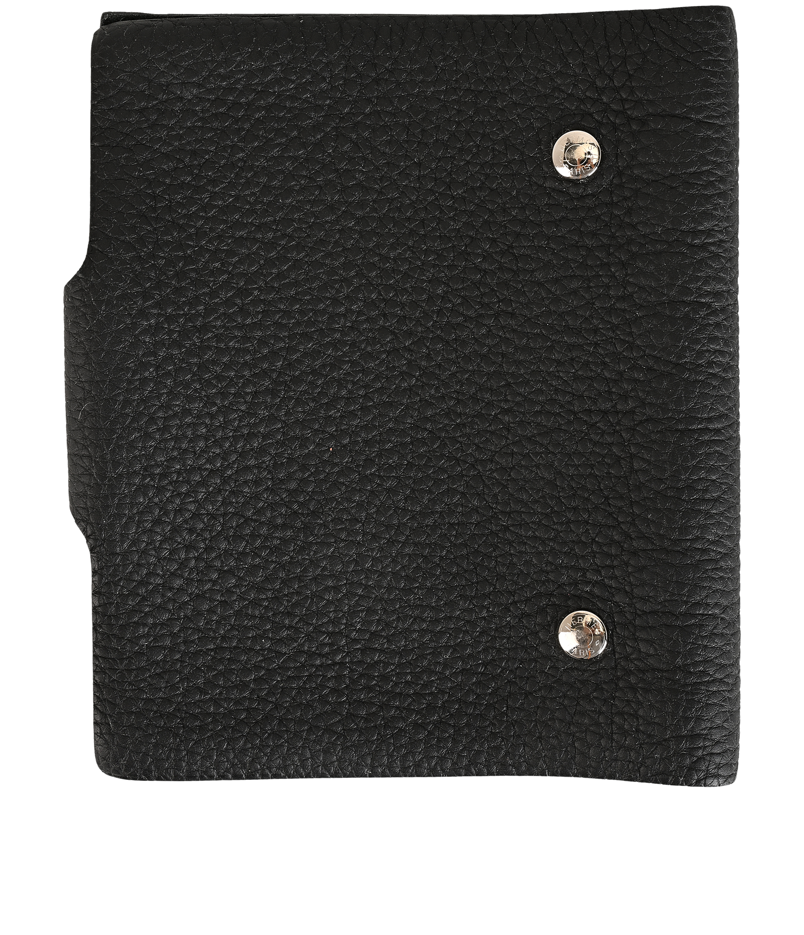 Hermes Ulysse PM Notebook Cover, &pound;180, Accessories, Black, Leather, Back view